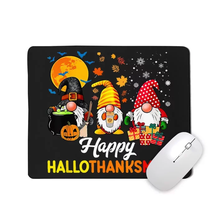 Festive Gnomes for a Joyful Holiday Season Mousepad