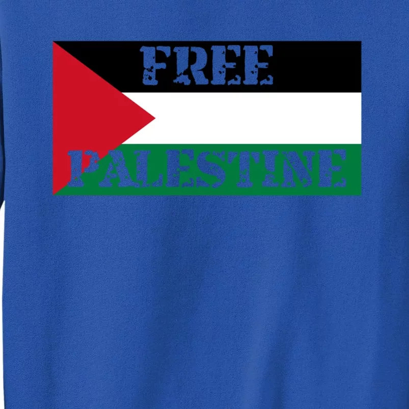 Free Gaza Freedom Palestine Cool Gift Peace Cool Gift Make Love Arabic Flag Gift Tall Sweatshirt