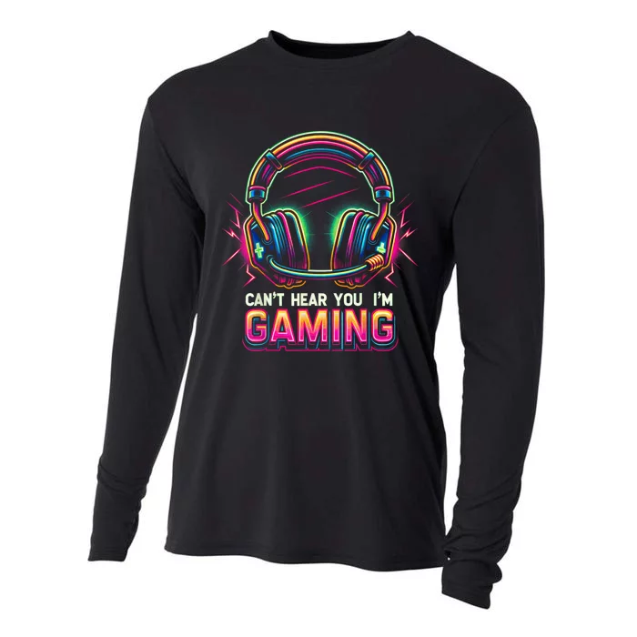 Funny Gamer For Teens Video Gaming Graphic Cooling Performance Long Sleeve Crew