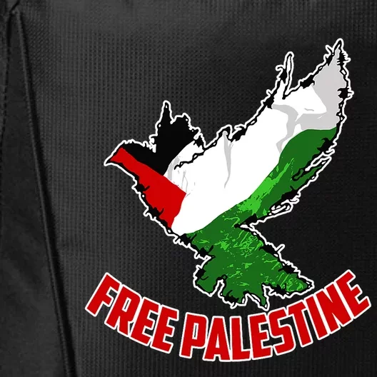 Free Gaza Free Palestine Flag Arabic Human Rights Peace City Backpack