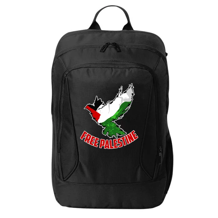 Free Gaza Free Palestine Flag Arabic Human Rights Peace City Backpack