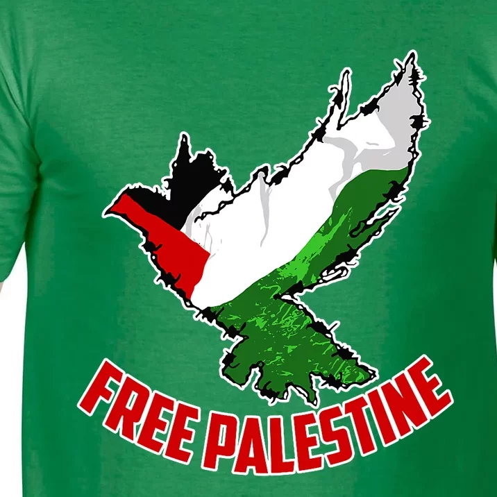 Free Gaza Free Palestine Flag Arabic Human Rights Peace Comfort Colors T-Shirt