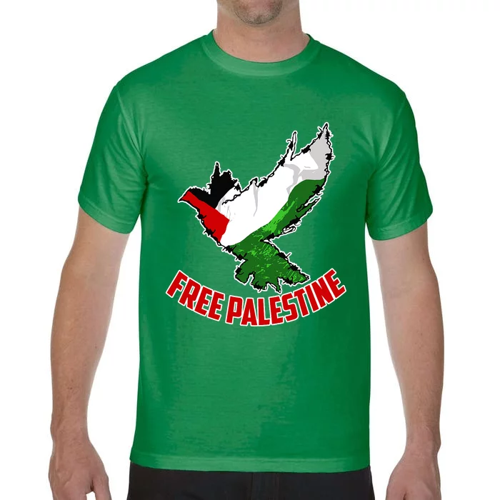 Free Gaza Free Palestine Flag Arabic Human Rights Peace Comfort Colors T-Shirt