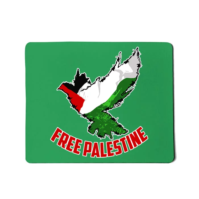 Free Gaza Free Palestine Flag Arabic Human Rights Peace Mousepad