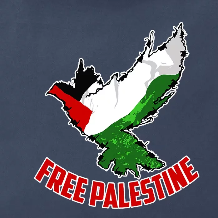 Free Gaza Free Palestine Flag Arabic Human Rights Peace Zip Tote Bag