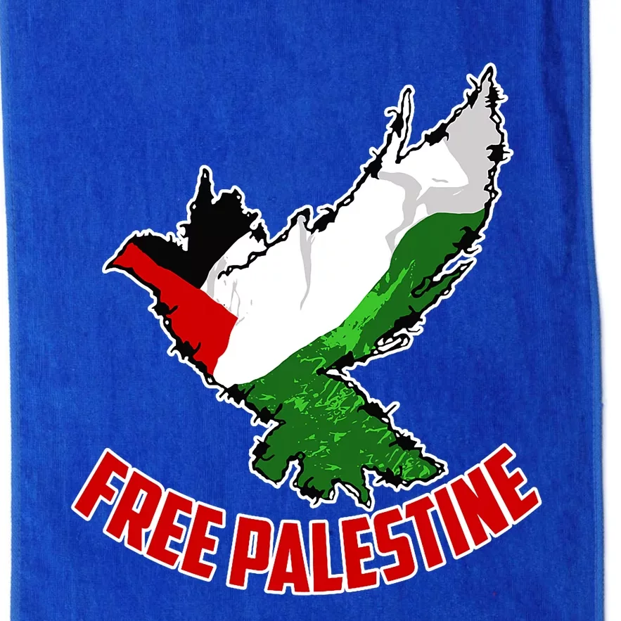 Free Gaza Free Palestine Flag Arabic Human Rights Peace Platinum Collection Golf Towel