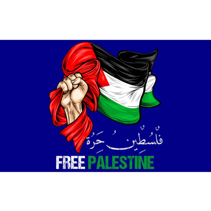 Free Gaza Free Palestine Flag Arabic Jerusalem Human Rights Bumper Sticker