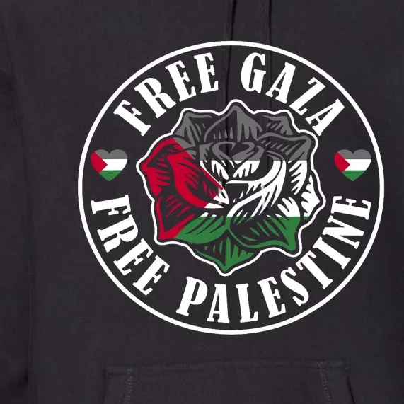 Free Gaza Free Palestine Free Palestine Premium Hoodie