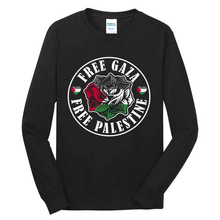 Free Gaza Free Palestine Free Palestine Tall Long Sleeve T-Shirt