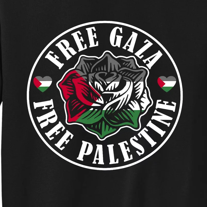 Free Gaza Free Palestine Free Palestine Tall Sweatshirt