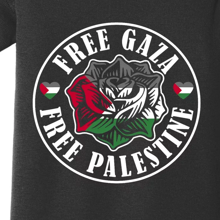 Free Gaza Free Palestine Free Palestine Baby Bodysuit