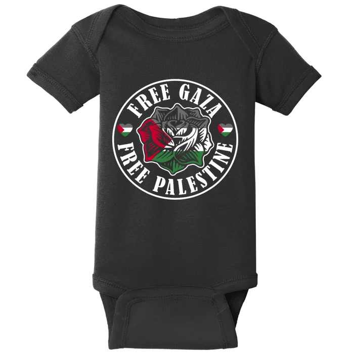 Free Gaza Free Palestine Free Palestine Baby Bodysuit