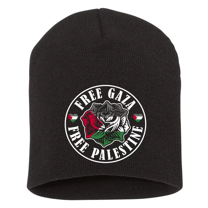 Free Gaza Free Palestine Free Palestine Short Acrylic Beanie