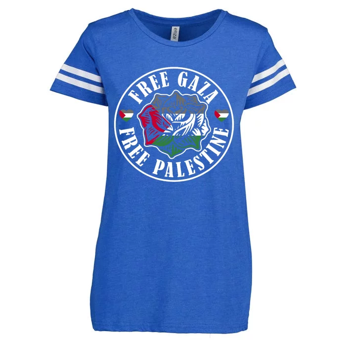 Free Gaza Free Palestine Free Palestine Enza Ladies Jersey Football T-Shirt