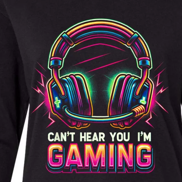 Funny Gamer For Teens Video Gaming Graphic Womens Cotton Relaxed Long Sleeve T-Shirt