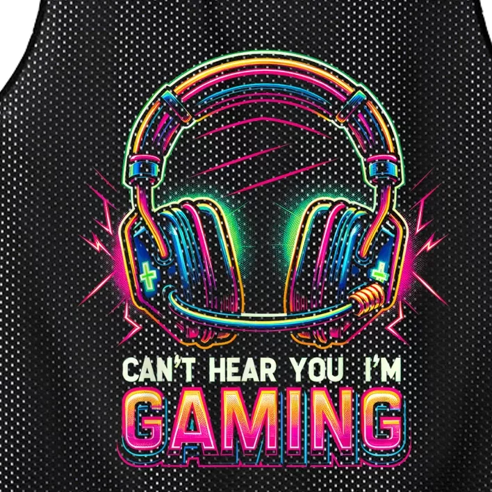 Funny Gamer For Teens Video Gaming Graphic Mesh Reversible Basketball Jersey Tank