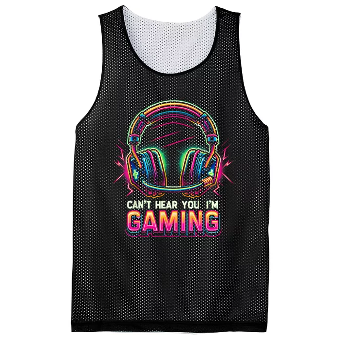 Funny Gamer For Teens Video Gaming Graphic Mesh Reversible Basketball Jersey Tank