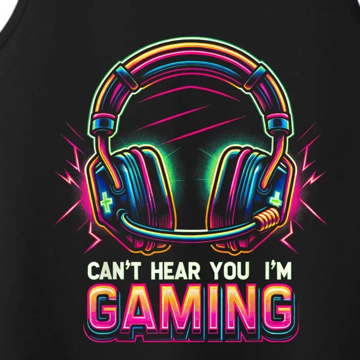 Funny Gamer For Teens Video Gaming Graphic Performance Tank