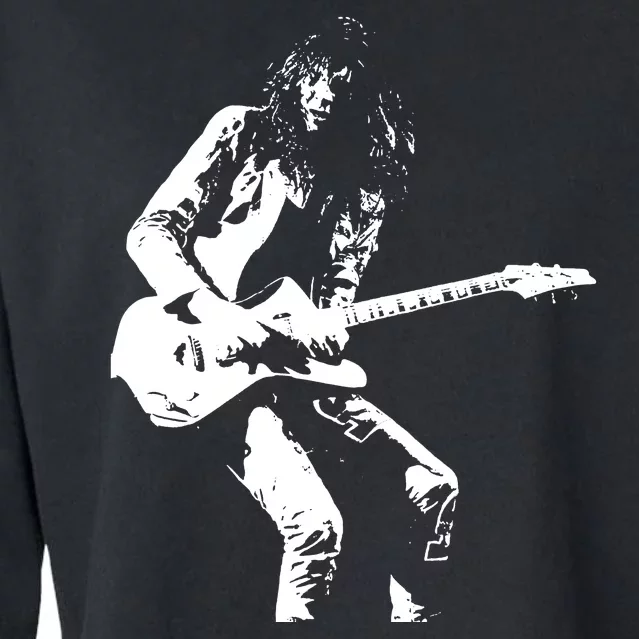 Famous Guitarist Cropped Pullover Crew