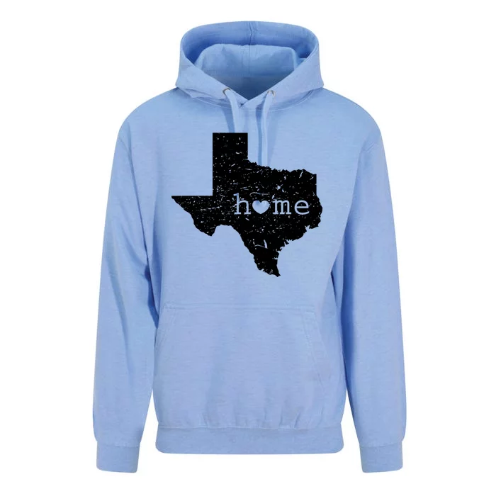 Funny Gift For Love State Of Texas Home Heart Texan Unisex Surf Hoodie