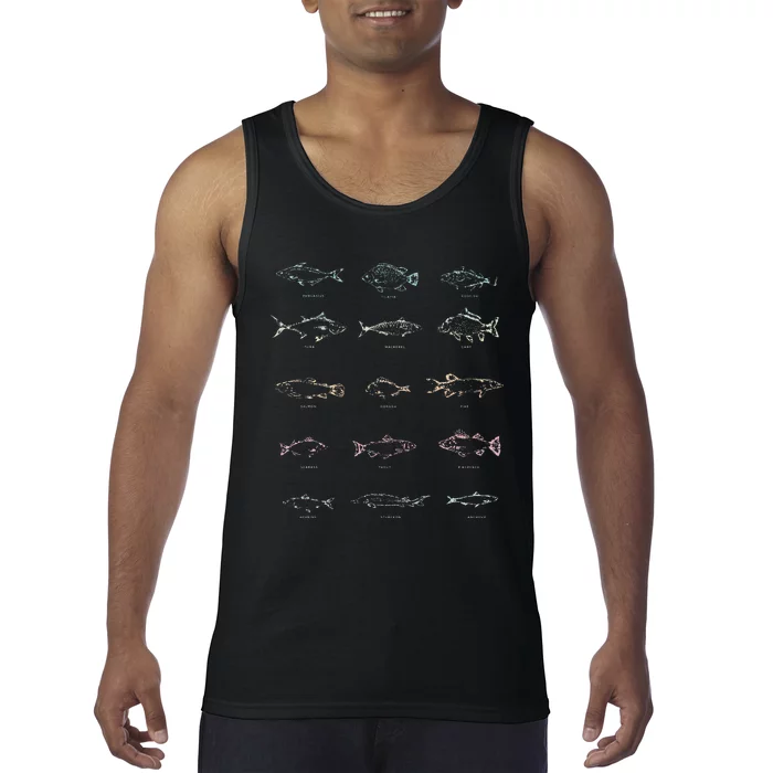 Fishing Gift Fish Fishermen Hobby Lake Fishing Tank Top