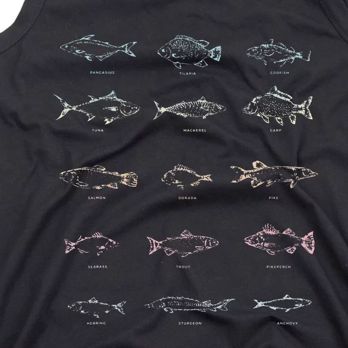 Fishing Gift Fish Fishermen Hobby Lake Fishing Tank Top