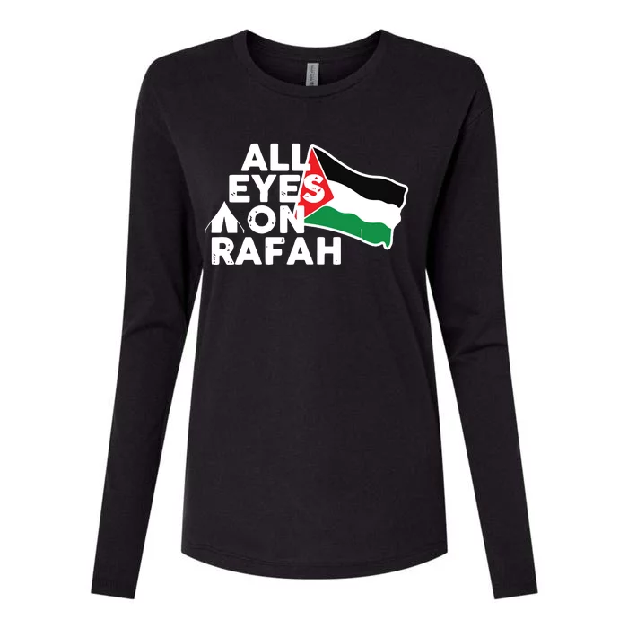 Free Gaza  Free Palestine Womens Cotton Relaxed Long Sleeve T-Shirt