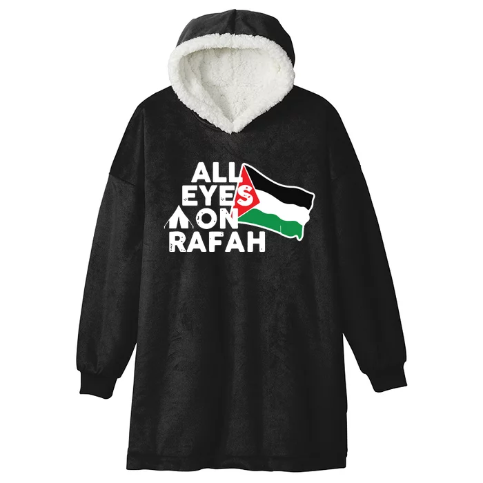 Free Gaza  Free Palestine Hooded Wearable Blanket