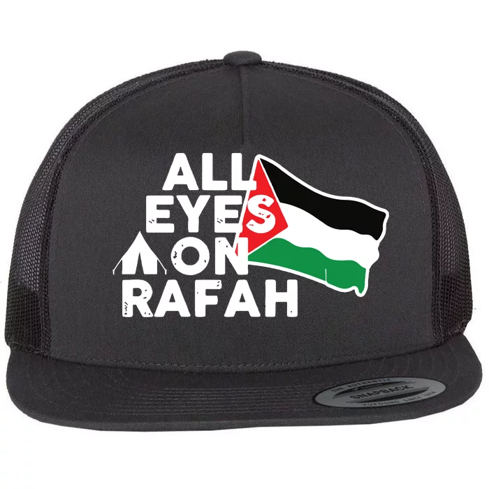 Free Gaza  Free Palestine Flat Bill Trucker Hat