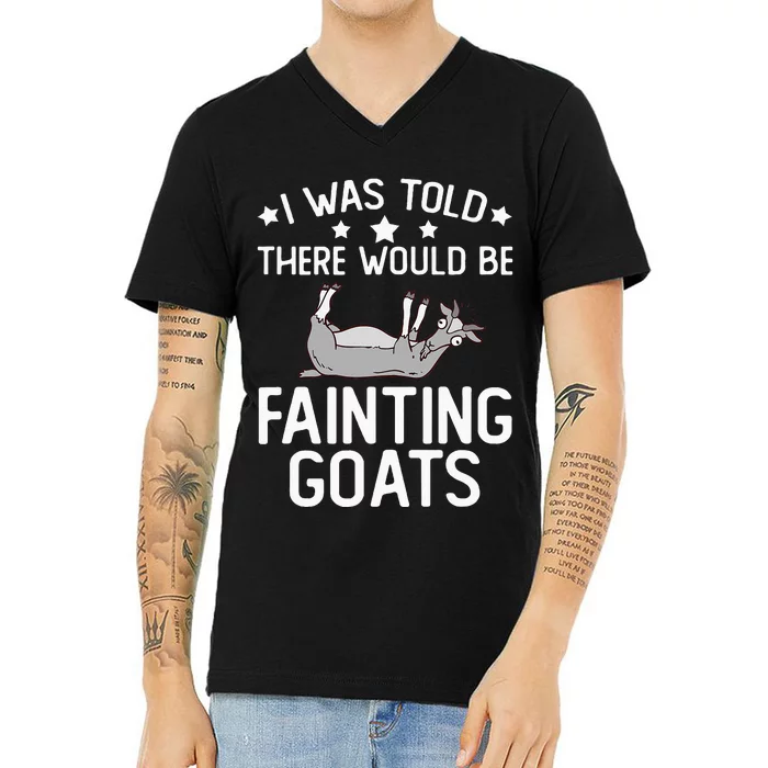 Fainting Goat Funny Tennessee Myotonic Goats V-Neck T-Shirt