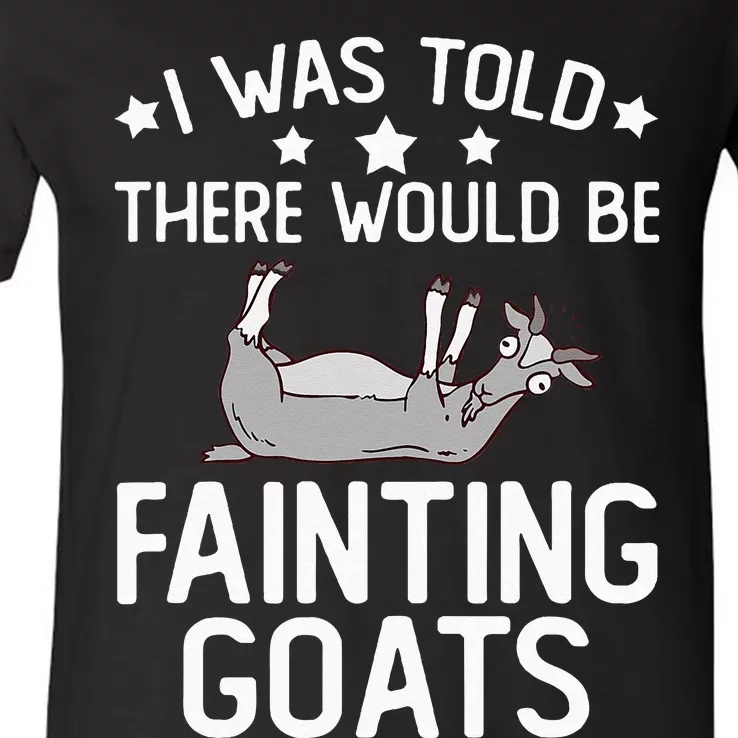 Fainting Goat Funny Tennessee Myotonic Goats V-Neck T-Shirt