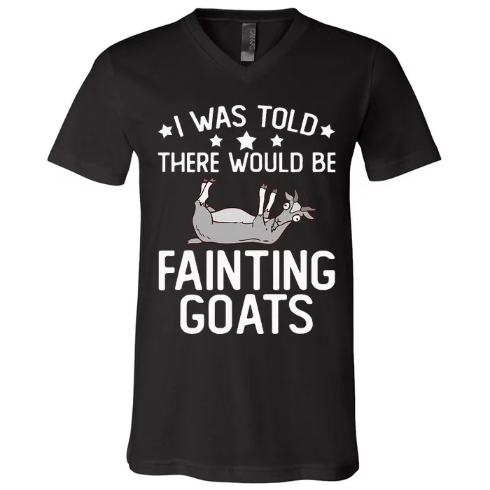 Fainting Goat Funny Tennessee Myotonic Goats V-Neck T-Shirt