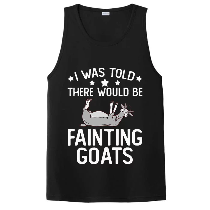 Fainting Goat Funny Tennessee Myotonic Goats Performance Tank