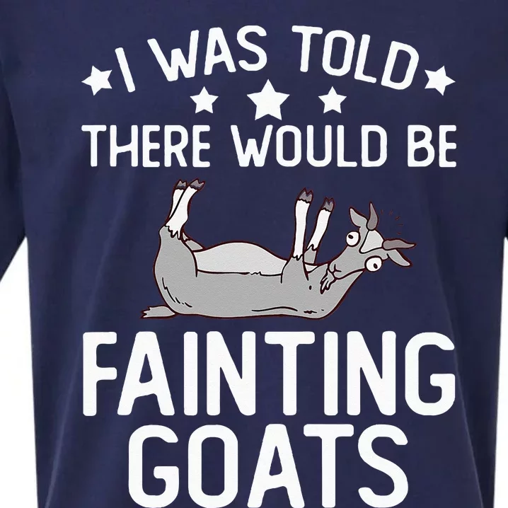 Fainting Goat Funny Tennessee Myotonic Goats Sueded Cloud Jersey T-Shirt