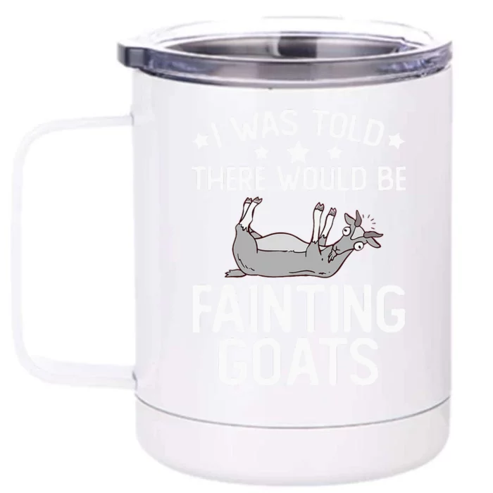 Fainting Goat Funny Tennessee Myotonic Goats Front & Back 12oz Stainless Steel Tumbler Cup