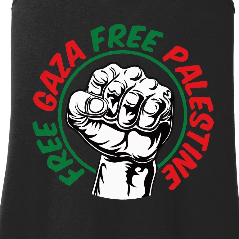 Free Gaza Ladies Essential Tank