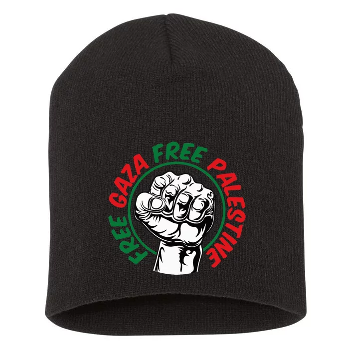 Free Gaza Short Acrylic Beanie