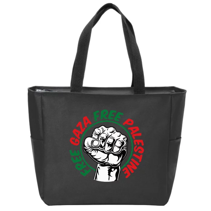 Free Gaza Zip Tote Bag