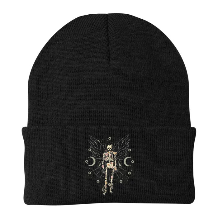 Fairy Grunge Fairycore Aesthetic Butterfly Skeleton Gothic Knit Cap Winter Beanie