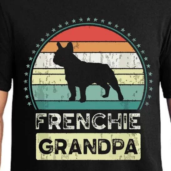 Frenchie Grandpa Fathers Day French Bulldog Pajama Set