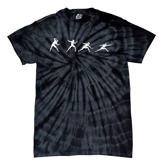 Fencing Gear Tie-Dye T-Shirt