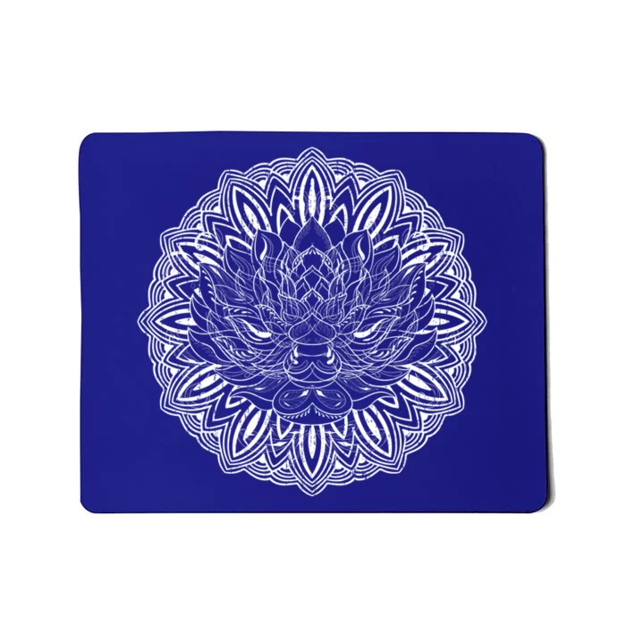 Fractal Geometry Flower Blossom Boho Dala Yoga Art Lotus Meaningful Gift Mousepad