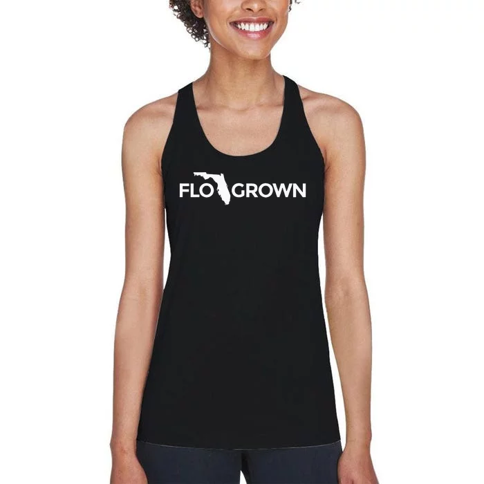 Florida Grown Flo Grown Gear Women's Racerback Tank