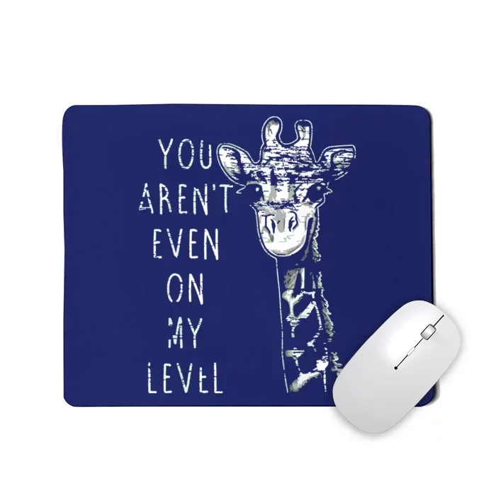 Funny Giraffe Mousepad