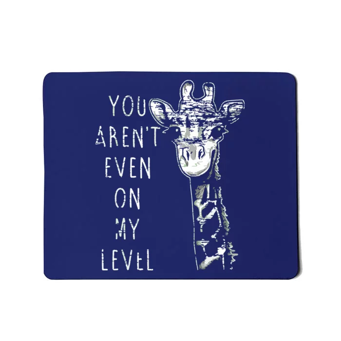 Funny Giraffe Mousepad