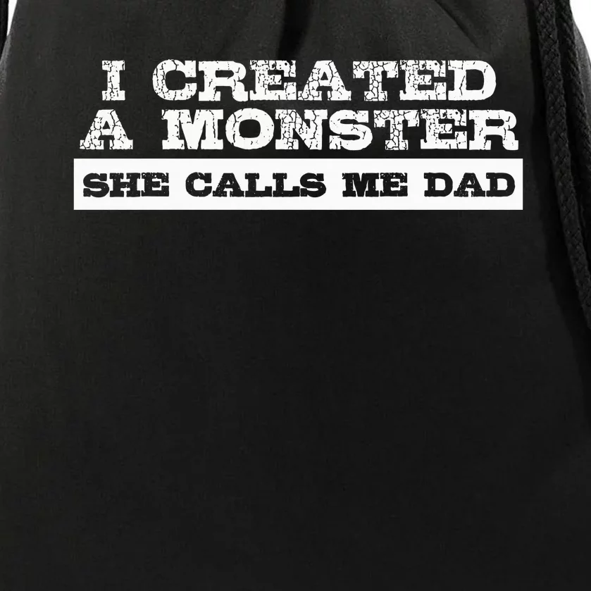 Funny Gift For Dad From Daughter First Fathers Day Drawstring Bag