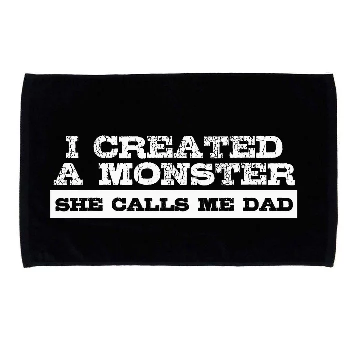 Funny Gift For Dad From Daughter First Fathers Day Microfiber Hand Towel