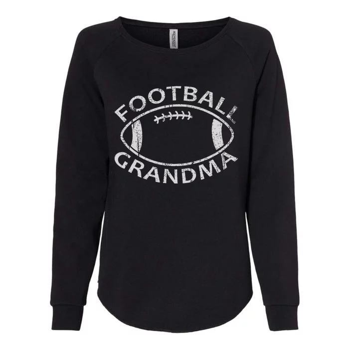 Football Grandma Fun Supportive American Football Grandma Womens California Wash Sweatshirt