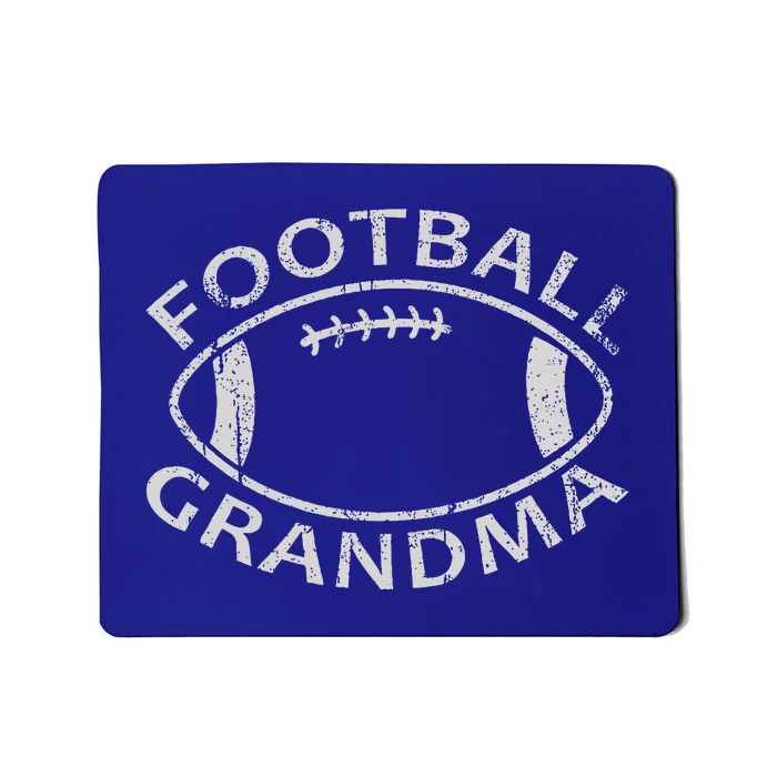 Football Grandma Fun Supportive American Football Grandma Mousepad