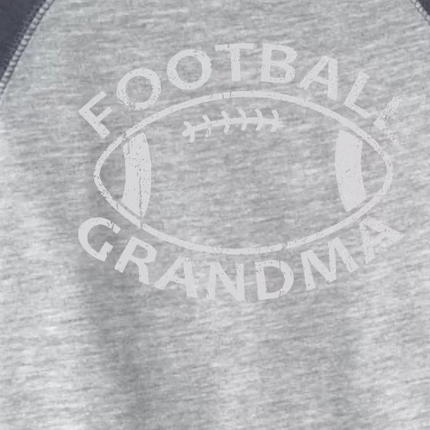 Football Grandma Fun Supportive American Football Grandma Toddler Fine Jersey T-Shirt